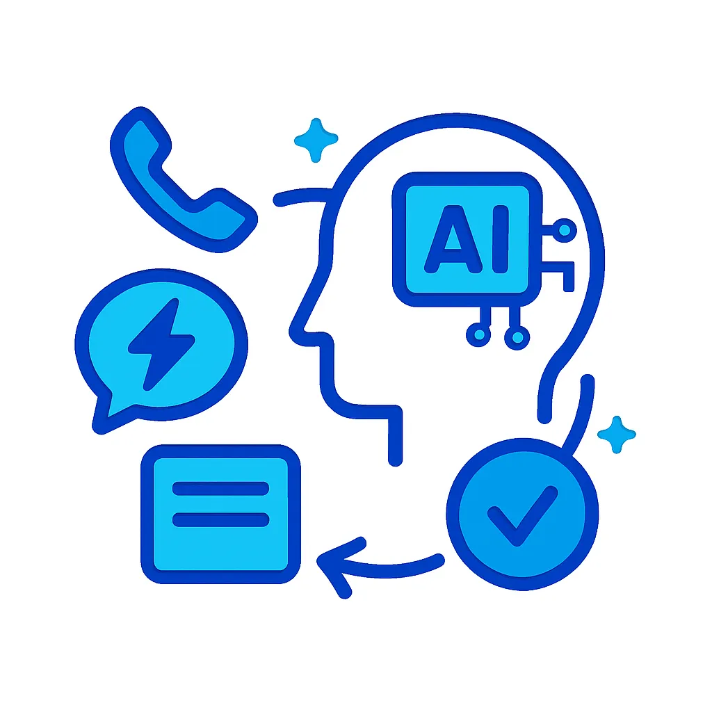 AI answering a phone and answering messages